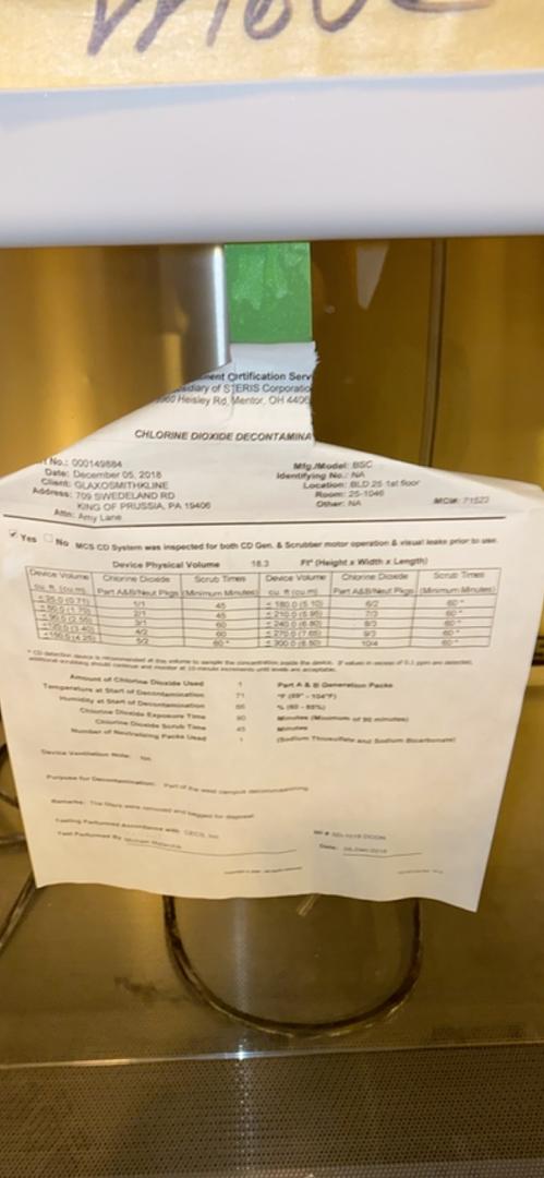 4' NUAIRE LabGARD ES Biosafety Cabinet Class II Type A2 Virology(S6LLST3623)