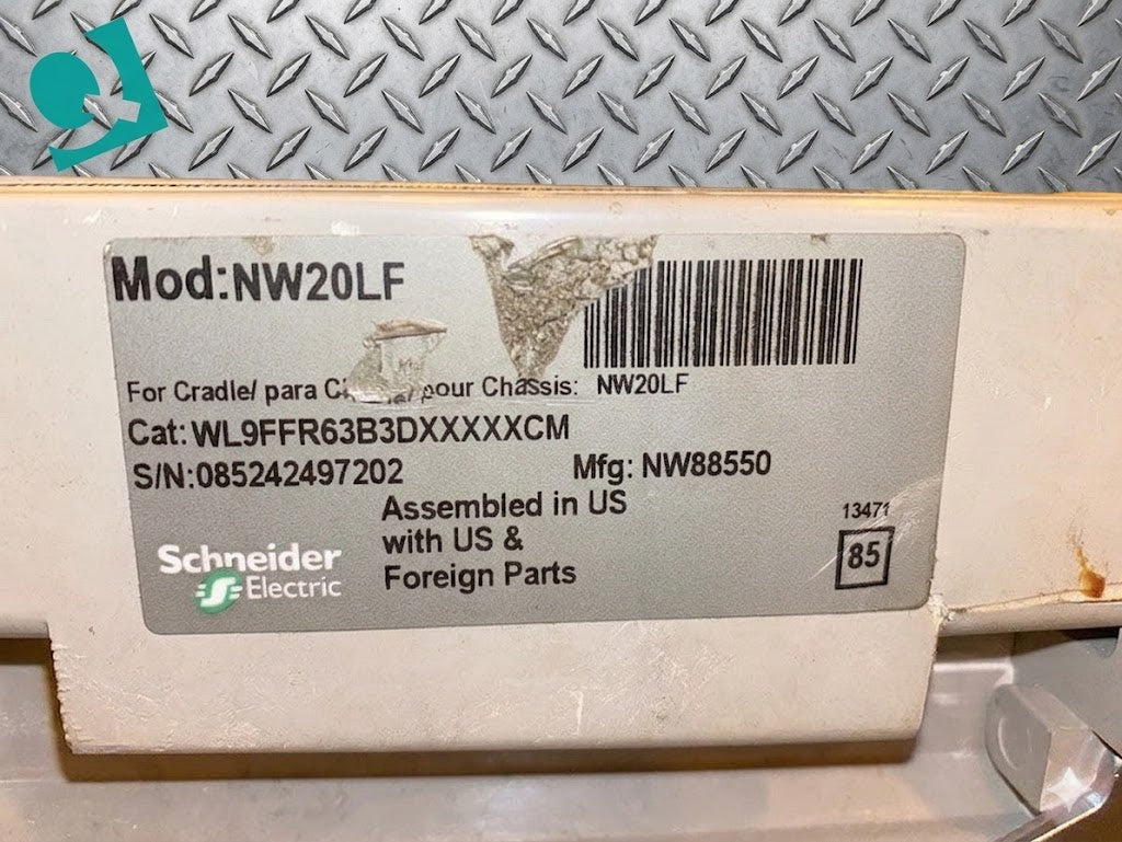 Square D 2000A Masterpact NW20LF(S6LLST1580)