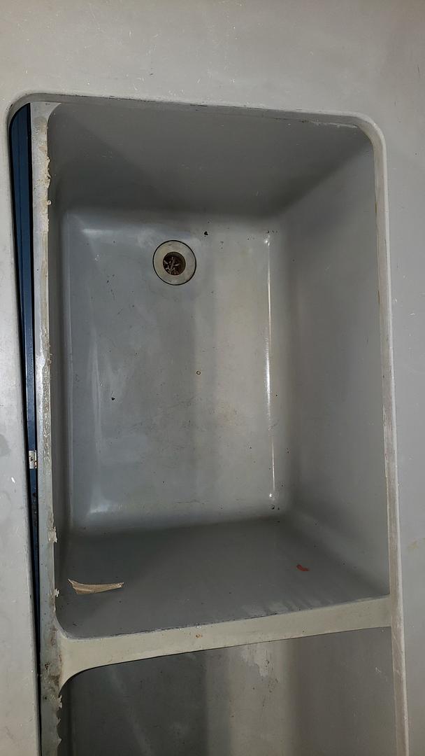 62" Jamestown Sink Bundle Double Basin Gray Epoxy & Fixtures(S6LLST1663)