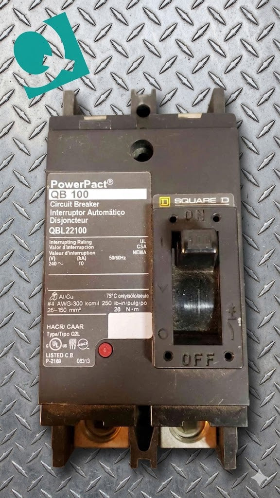 Square D 100 Amp Breaker QB 100 (SKU: 1980AA)(1980AA)