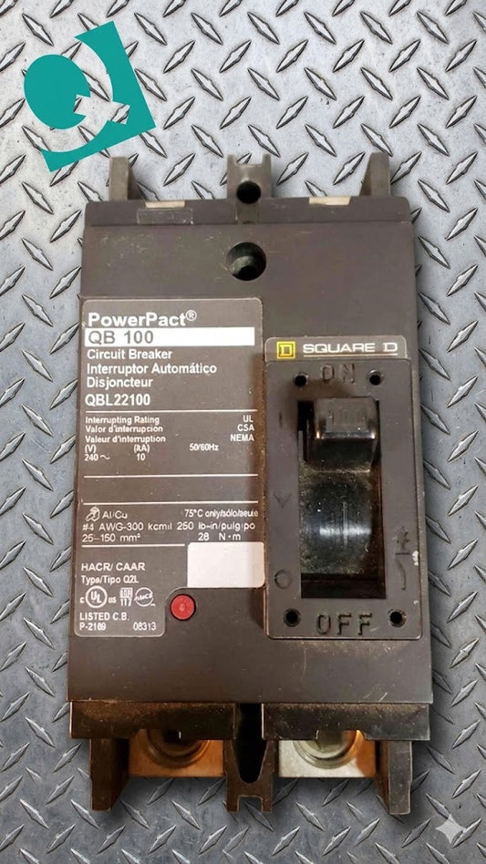 Square D 100 Amp Breaker QB 100 (SKU: 1980AA)(1980AA)
