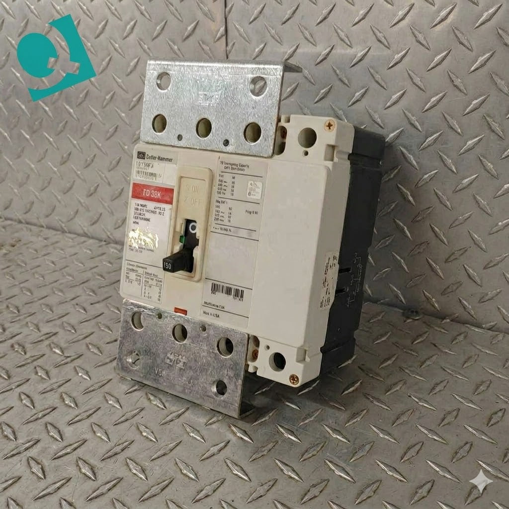 Cutler-Hammer 150A 4 Pole Circuit Breaker 600VAC 250VDC FD4150WA06(104742)