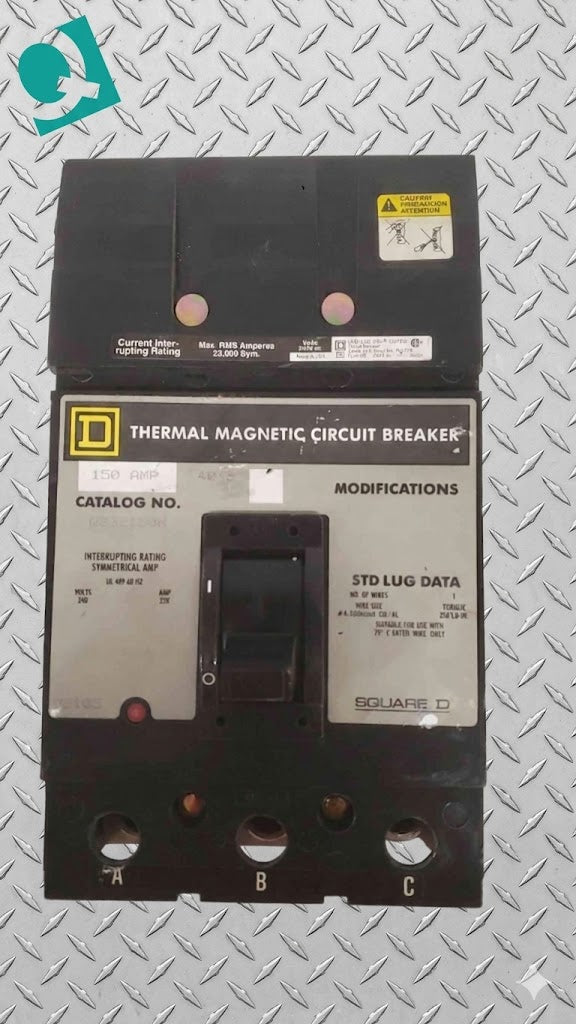 Square D 150A I-Line 240VAC 3 Pole Breaker Q232150H (SKU: 112239)