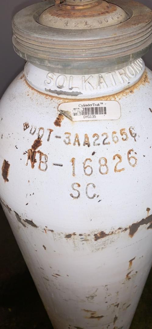 10"x58" Tall Metal Gas Storage Tank Cylinder(S6LLST8760)