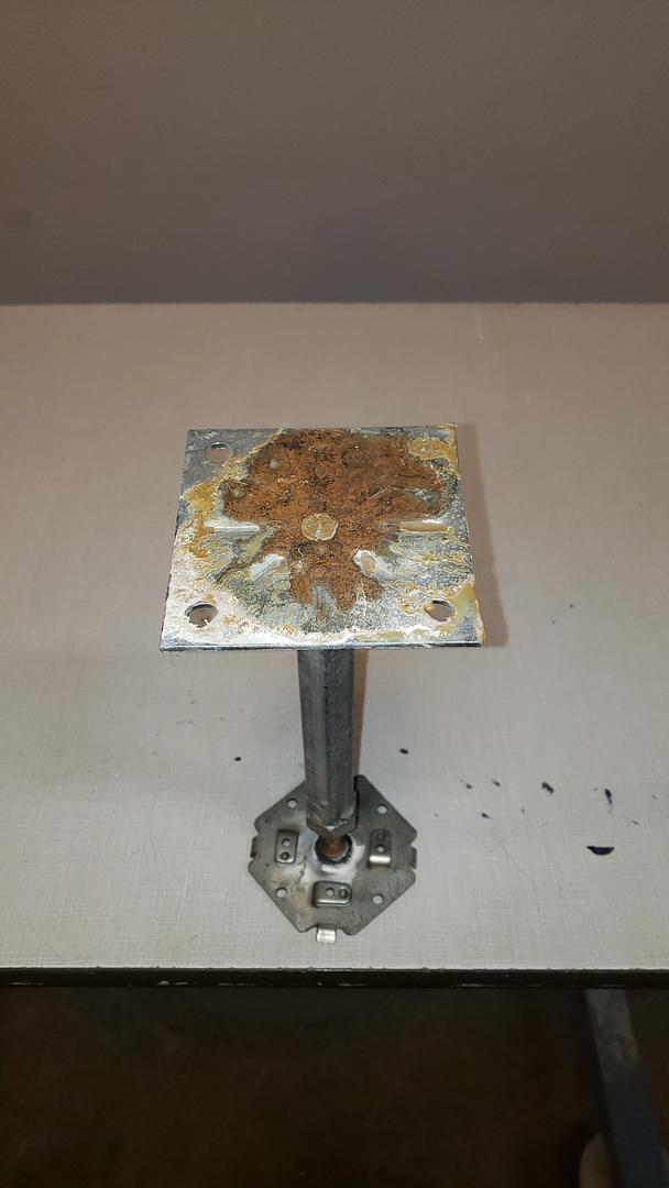 1' Floor Tile Pedestal & Adjustable Head S6LLST11317(S6LLST11317)