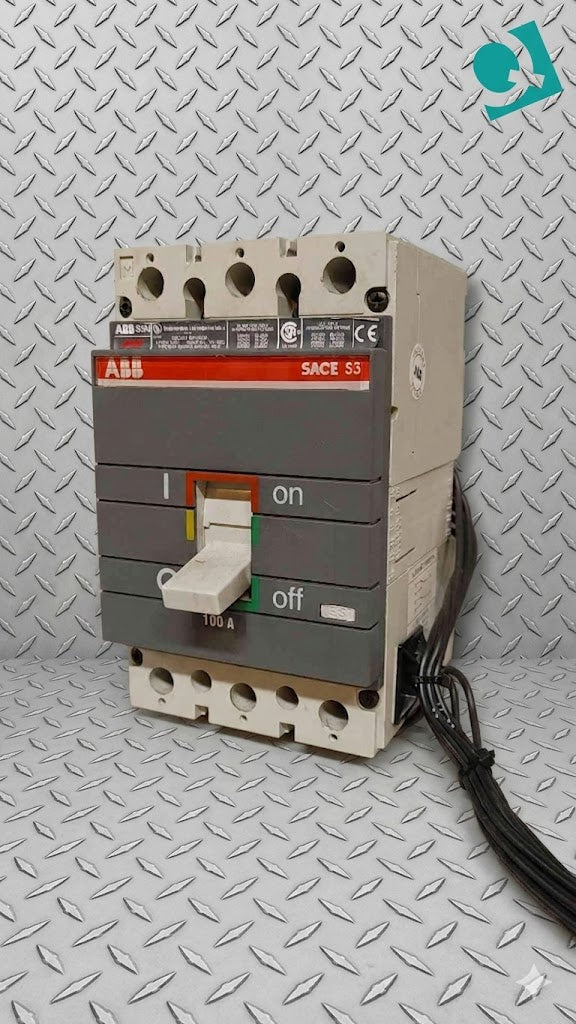 ABB S3N 100A 3 Pole Circuit Breaker 600VDC 600VAC YF-7055