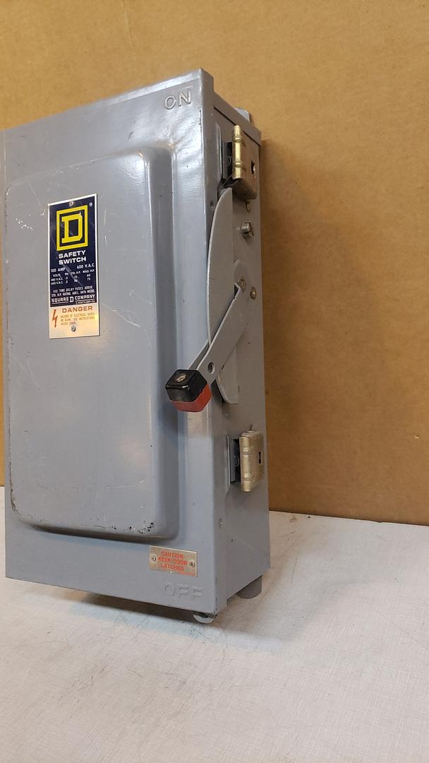 F Safety Switch Square D 100 Amp(S6LLST8200)