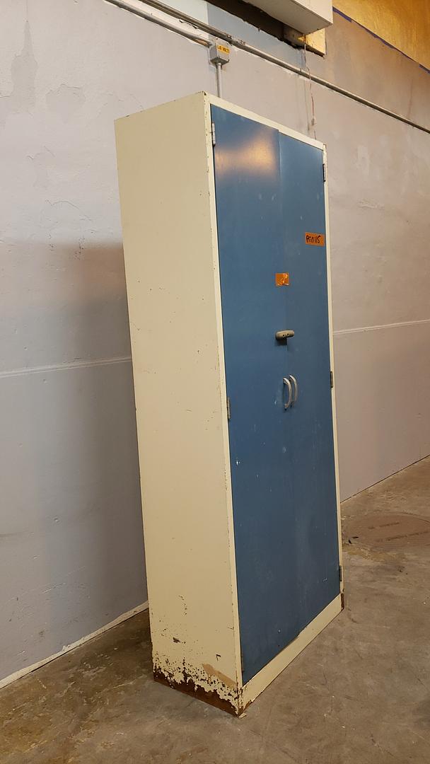 16x35x84 Tall Metal Storage Cabinet Blue(S6LLST8779)