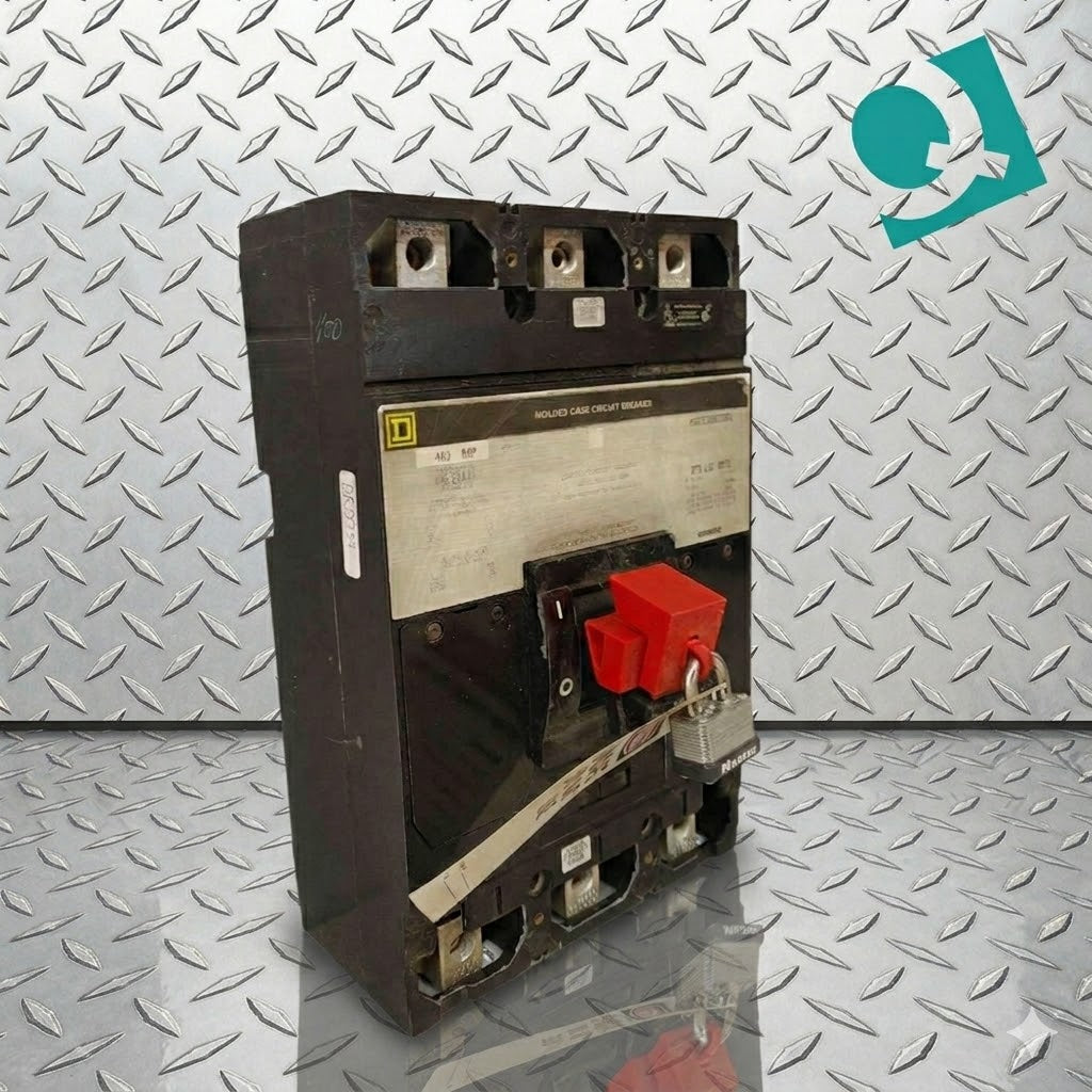 Square D 400A 3 Pole Circuit Breaker 600VAC 250VDC MHL36400(104835)