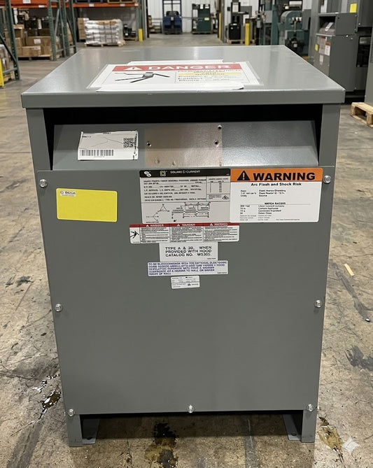Square D 45T3H 45 kVA Transformer 3 Phase 480V to 208Y/120V Sorgel Dry Type (SKU: 113134)