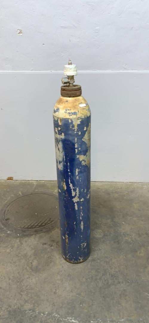 9"x57" Tall Metal Gas Storage Tank Cylinder(S6LLST8763)