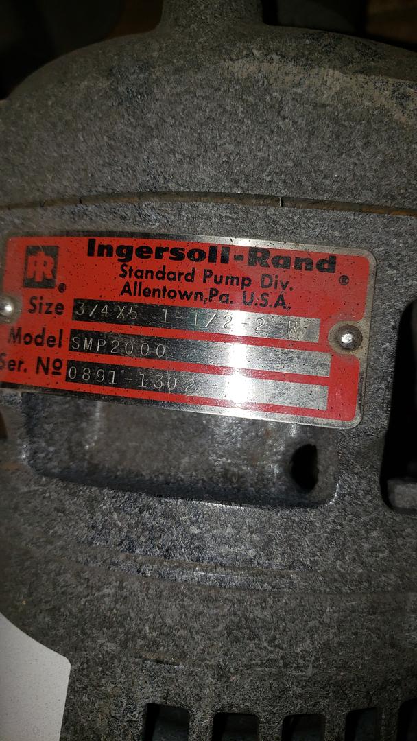 1-1/2HP Marathon Ingersoll Pump Package SMP2000(S6LLST8444)