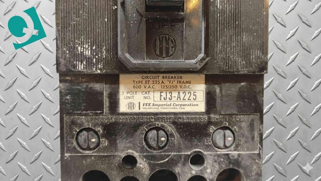 ITE Imperial Corporation 3 Pole Circuit Breaker 225A 600VAC 125/250VDC (109410)