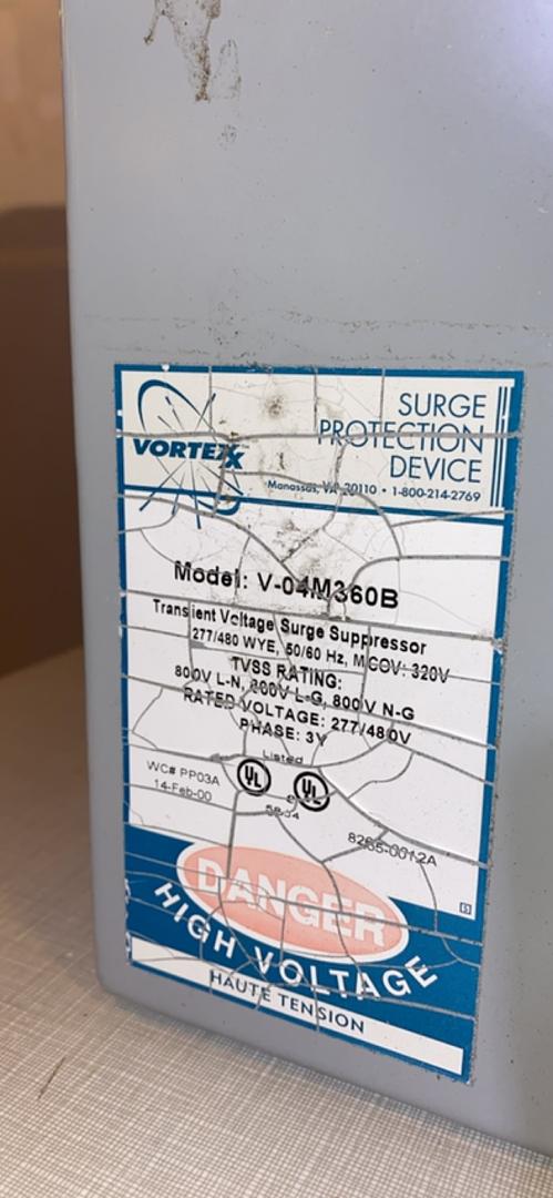 VORTEXX Surge Protective Device V-04M360B TVSS(S6LLST3643)