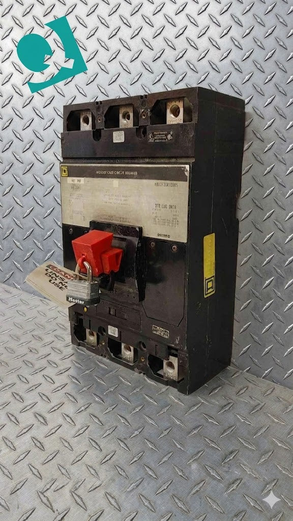 Square D 400A 3 Pole Circuit Breaker 600VAC 250VDC MHL36400(104835)