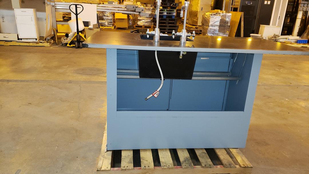 64" Hamilton Black Epoxy Sink Bundle(S6LLST7591)
