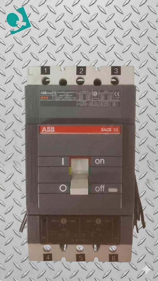 ABB 300A 3 POLE UNIT 600VAC/600VDC CIRCUIT BREAKER SACE S5(SKU: 110466)