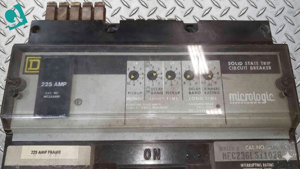 Square D 225A 600V 3 Pole Solid State Trip Circuit Breaker MEC236LSI1026 (SKU: 112547)
