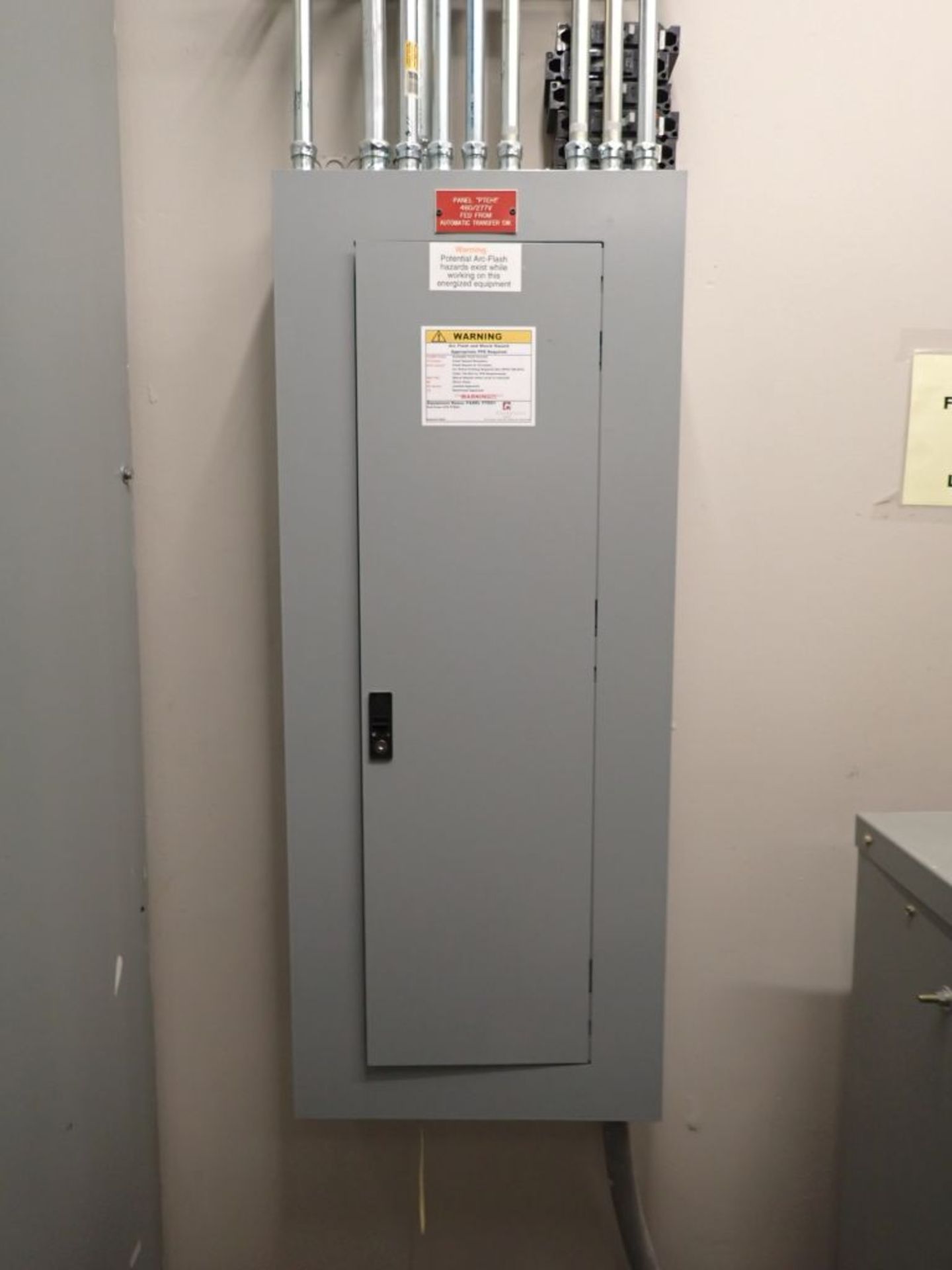 150A GE A Series Panelboard 480Y/277V with Circuit Breakers & Main