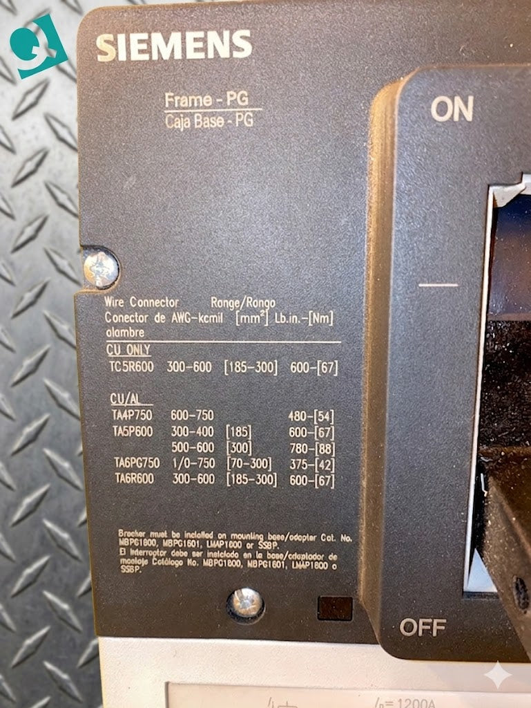 SIEMENS NPX3B120, 1200A(S6LLST1308)