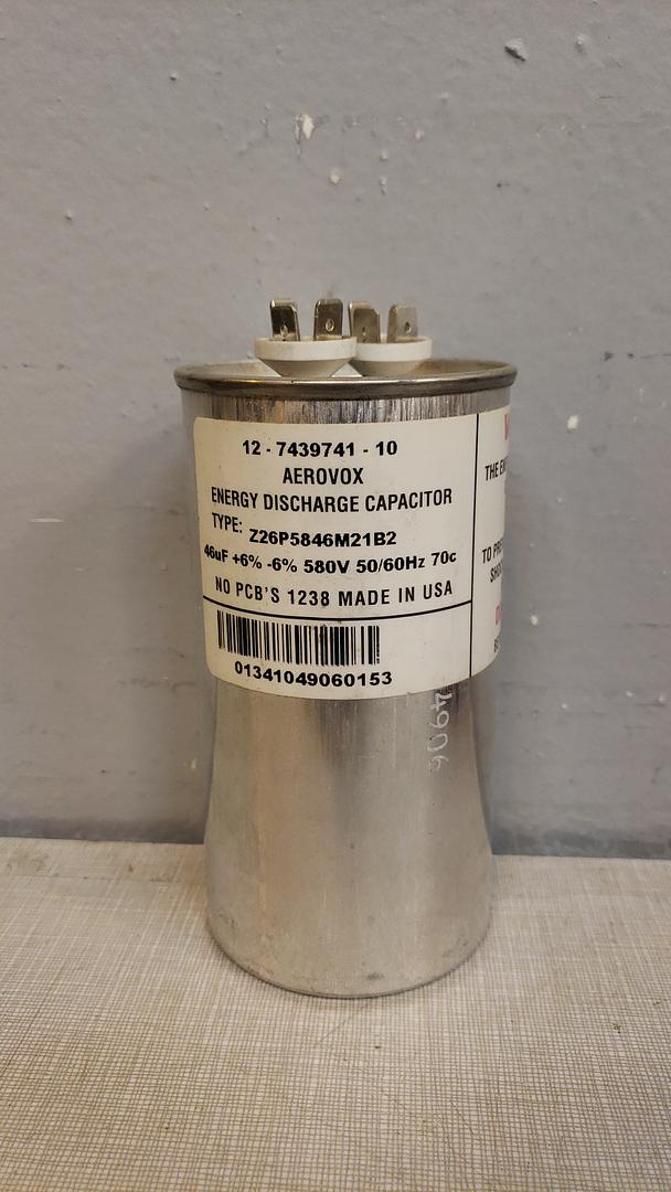 Aerovox Energy Discharger Capacitor Z26P5846M21B2(S6LLST11223)