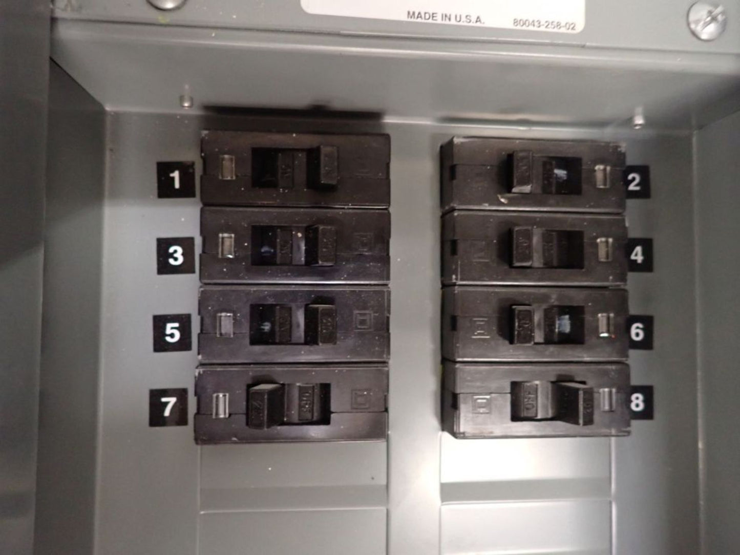 Square D 225A NEHB Panelboard NEHB-424-2SF3125 480Y/277V 3PH w/ Dual Mains