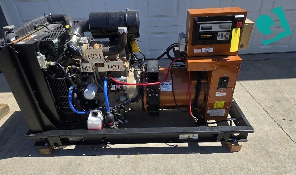 30kW Generac 4024 John Deere Diesel Generator '07 398hrs TESTED