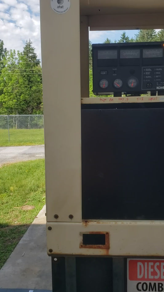 Kohler 40kW Diesel Generator 40ROZJ Standby 120/240V Single 3 Phase John Deere 2058.7 Hrs. TESTED (SKU: 113357)