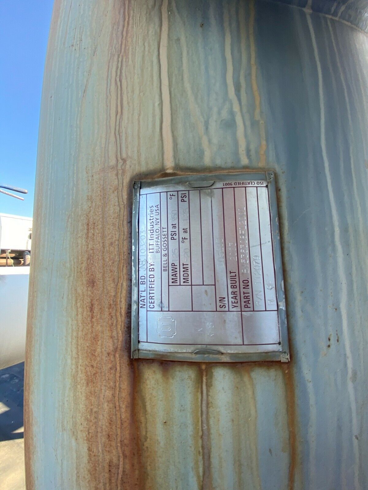 Bell & Gossett Dual Valve Glycol Air Expansion Tank 125PSI (100468)