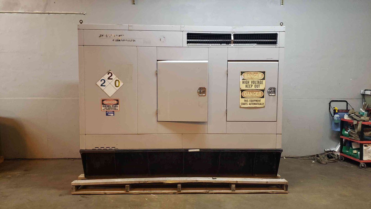 30KW 33KW Kohler 30DSJ John Deere Diesel 4039 839Hrs TESTED (SKU:103102)