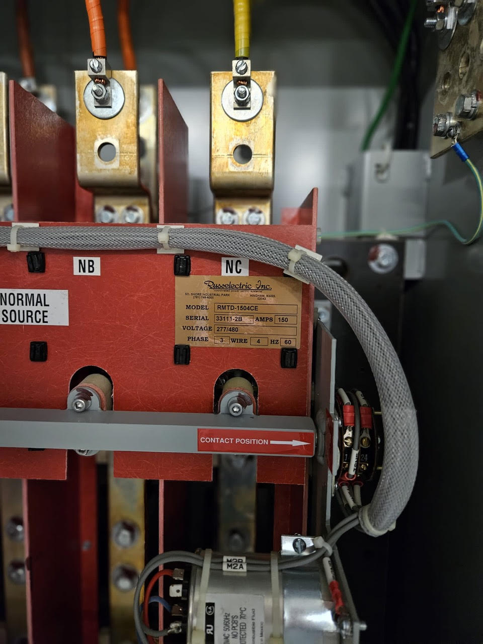 Russelectric 150A ATS RMTD1504CE Automatic Transfer Switch(101221)