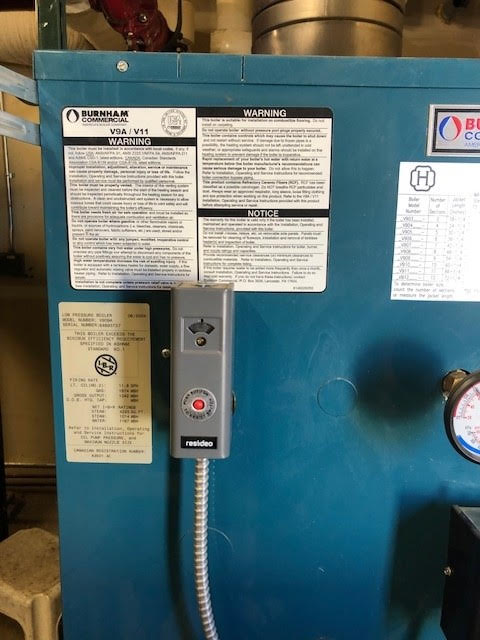 Burnham V909A Commercial Gas Boiler Power Flame BCC2-G-20A Burner Complete 1.6M
