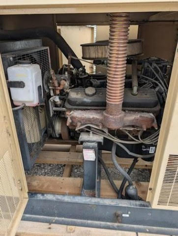 AS-IS 35KW Generac SG035 NG/LP Generator 1ph 120/240 '97 AS-IS Non Working