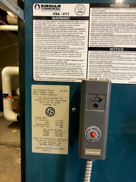 Burnham V909A Commercial Gas Boiler Power Flame BCC2-G-20A Burner Complete 1.6M