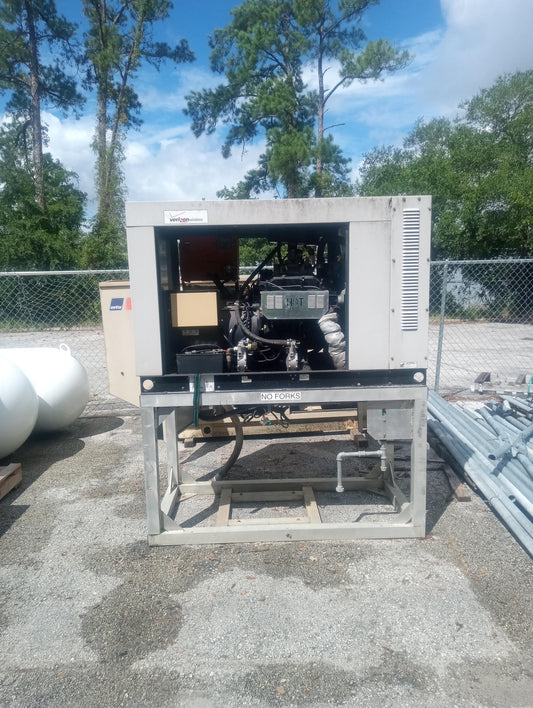 AS-IS 30KW Generac 120/240V 125A 1PH 5191-1 '06 NG/LP Generator UNTESTED SKU: 110290)