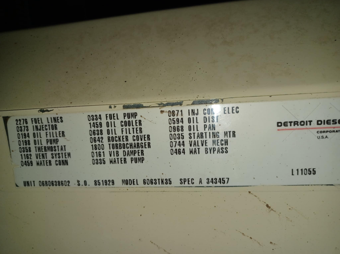 350KW Kohler 350REOZD Detroit Diesel Generator Series 60 322Hrs 3ph 480V