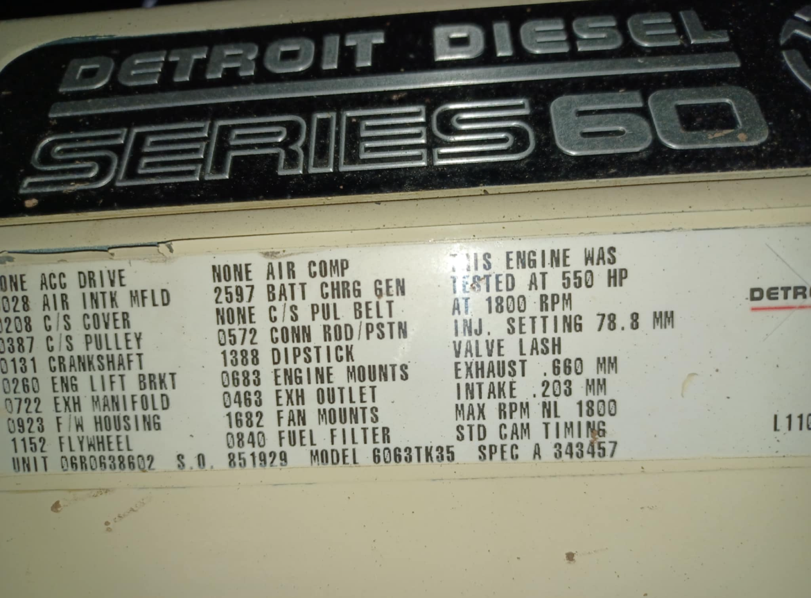 350KW Kohler 350REOZD Detroit Diesel Generator Series 60 322Hrs 3ph 480V