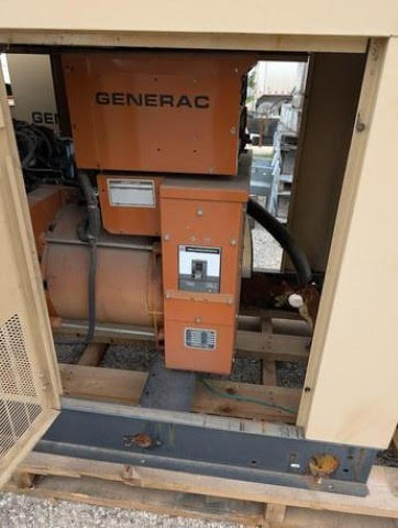 AS-IS 35KW Generac SG035 NG/LP Generator 1ph 120/240 '97 AS-IS Non Working