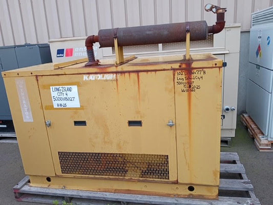35KW Katolight 120/240V 146A Nat Gas LP Generator N35FGG4 707hrs (SKU: 110679)