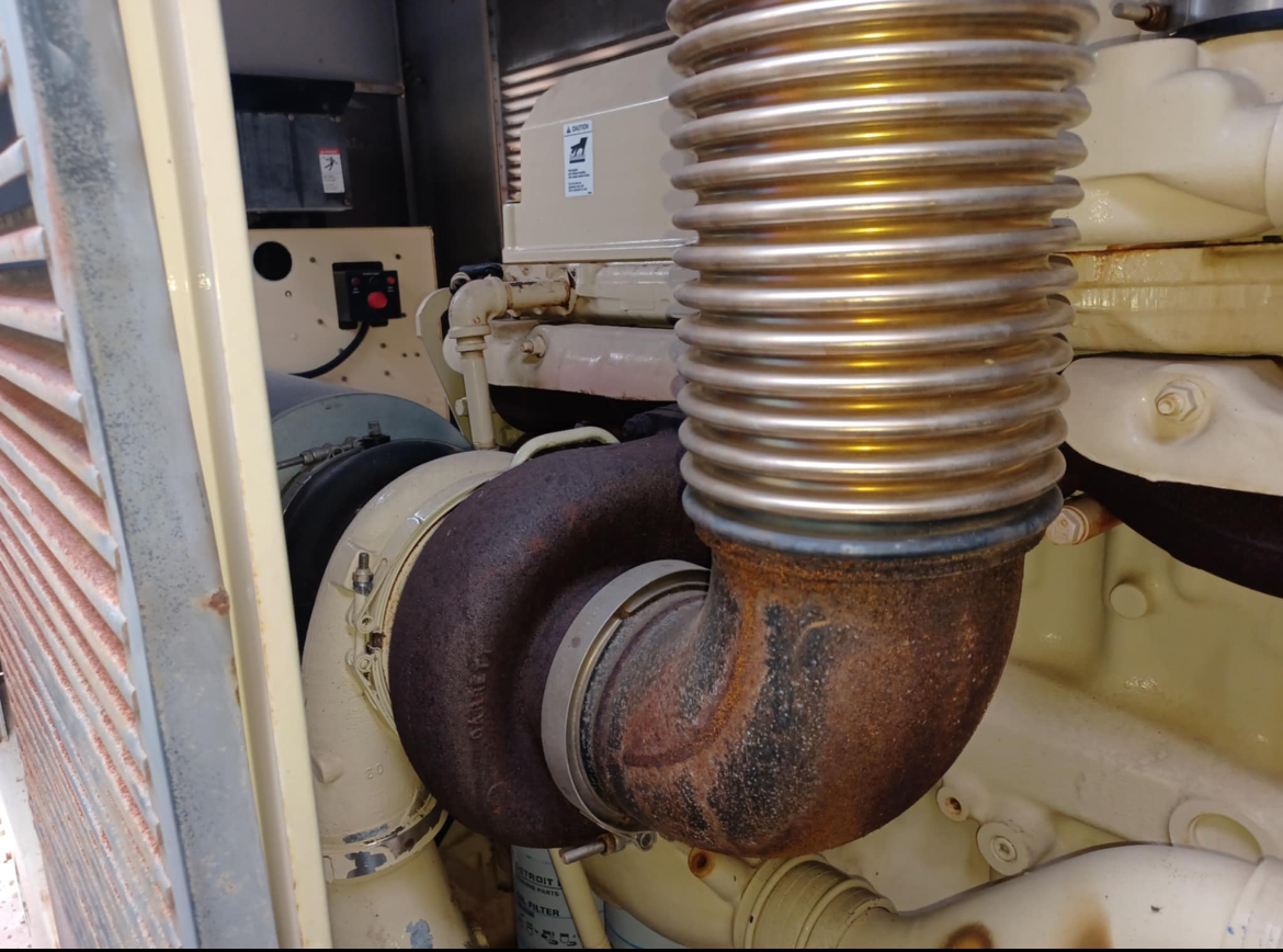 350KW Kohler 350REOZD Detroit Diesel Generator Series 60 322Hrs 3ph 480V