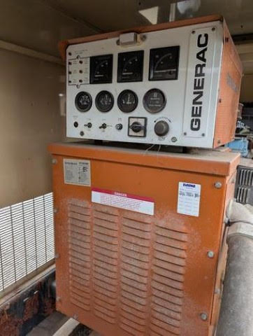 AS-IS 35KW Generac SG035 NG/LP Generator 1ph 120/240 '97 AS-IS Non Working