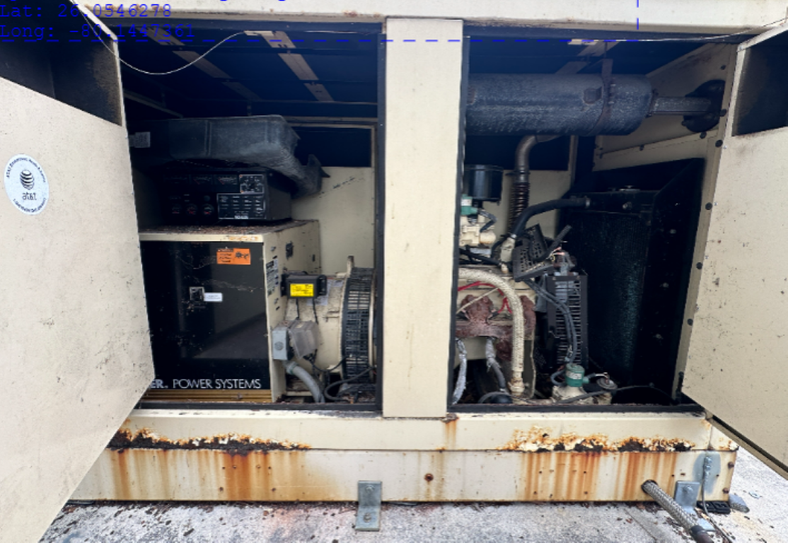 AS-IS 57KW Kohler 60RZG '06 Nat Gas LP Generator 1ph 120/240V 238A 370 Hrs(SKU: 110360)